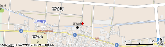 石川県能美市宮竹町周辺の地図