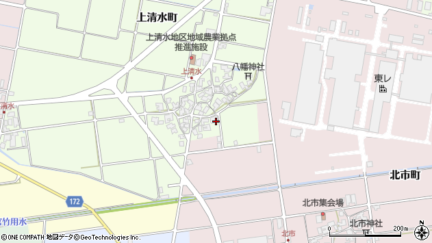 〒923-1237 石川県能美市上清水町の地図