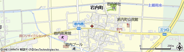石川県能美市岩内町イ25周辺の地図