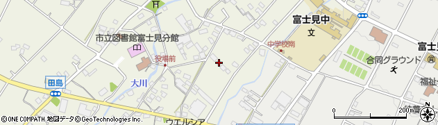 群馬県前橋市富士見町田島17周辺の地図