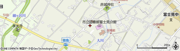 群馬県前橋市富士見町田島237周辺の地図