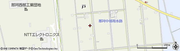 茨城県那珂市戸5371周辺の地図