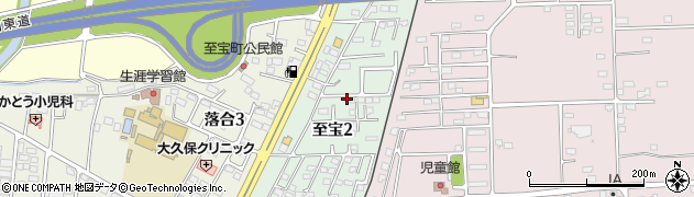 栃木県下都賀郡壬生町至宝2丁目周辺の地図
