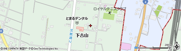 栃木県下野市下古山3298周辺の地図