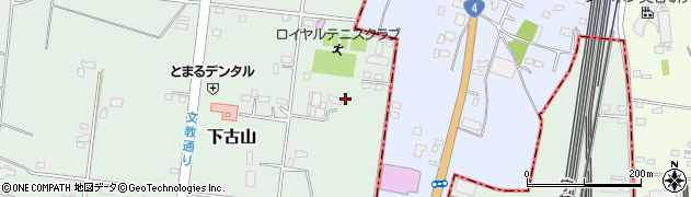 栃木県下野市下古山3316周辺の地図