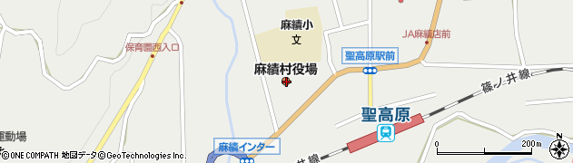 長野県東筑摩郡麻績村周辺の地図