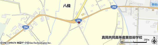 栃木県真岡市八條939周辺の地図