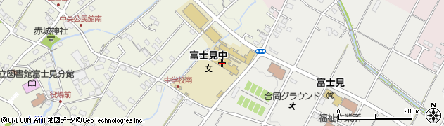 前橋市立富士見中学校周辺の地図