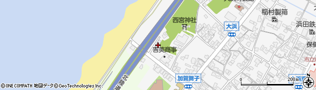 石川県能美市大浜町（ム）周辺の地図