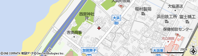 石川県能美市大浜町（ウ）周辺の地図