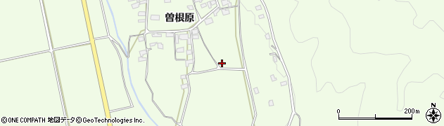長野県大町市社（曽根原）周辺の地図