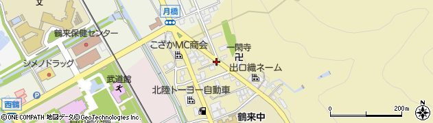 石川県白山市鶴来本町（４丁目千目）周辺の地図