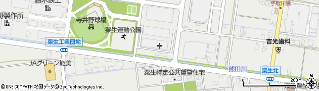 熊田川周辺の地図