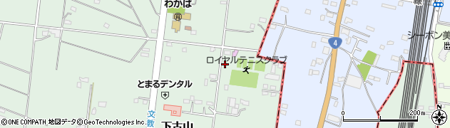 栃木県下野市下古山3312周辺の地図