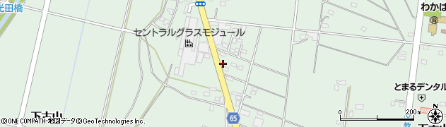 栃木県下野市下古山3193周辺の地図