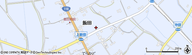 茨城県警察本部　那珂警察署飯田駐在所周辺の地図