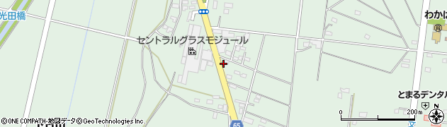 栃木県下野市下古山3194周辺の地図