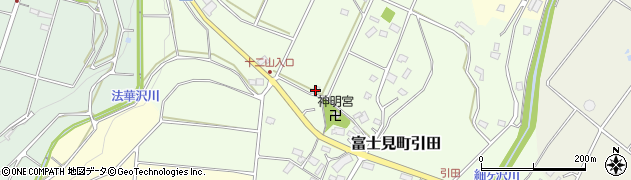 群馬県前橋市富士見町引田230周辺の地図