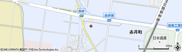 石川県能美市赤井町（ト）周辺の地図