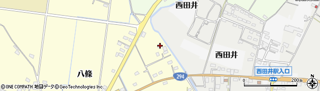 栃木県真岡市八條871周辺の地図