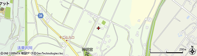 群馬県前橋市富士見町引田202周辺の地図