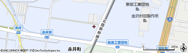 石川県能美市赤井町（は）周辺の地図