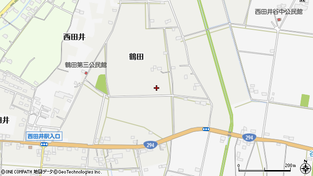 〒321-4302 栃木県真岡市鶴田の地図