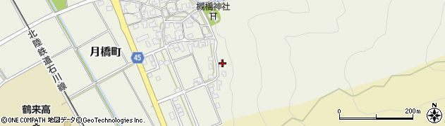 石川県白山市月橋町ル123周辺の地図