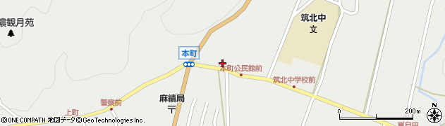 長野県東筑摩郡麻績村麻本町8265周辺の地図