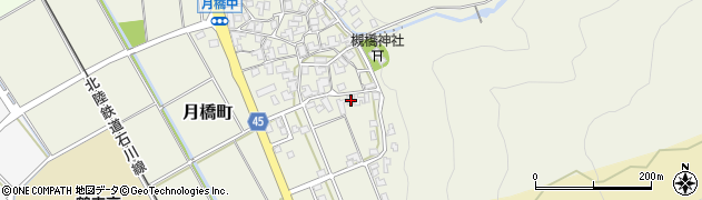 石川県白山市月橋町ル146周辺の地図