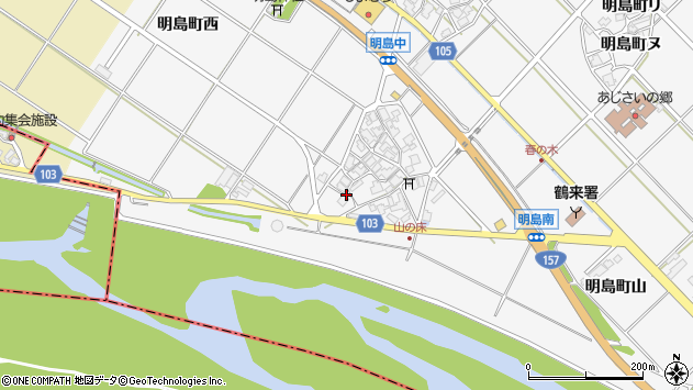 〒920-2132 石川県白山市明島町の地図