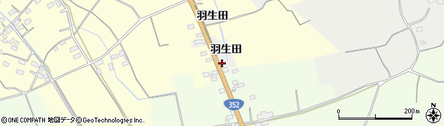 栃木県下都賀郡壬生町羽生田2536周辺の地図