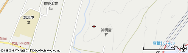 長野県麻績村（東筑摩郡）麻（宮本）周辺の地図