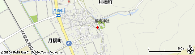 石川県白山市月橋町ル153周辺の地図
