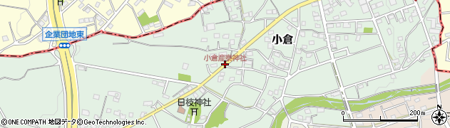 小倉産泰神社周辺の地図
