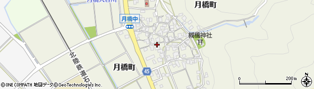 石川県白山市月橋町ル173周辺の地図