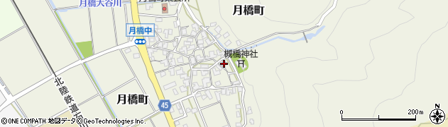 石川県白山市月橋町ル156周辺の地図