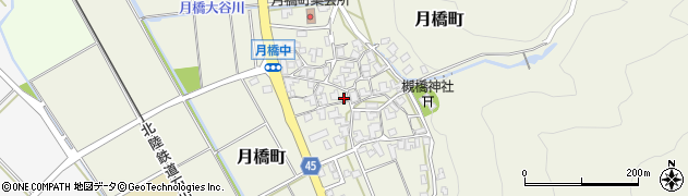 石川県白山市月橋町ル178周辺の地図