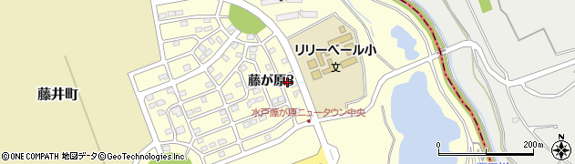 茨城県水戸市藤が原3丁目周辺の地図