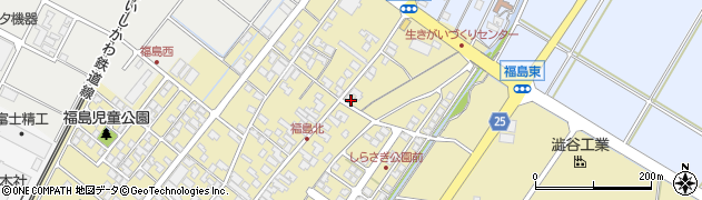 石川県能美市福島町ル1周辺の地図