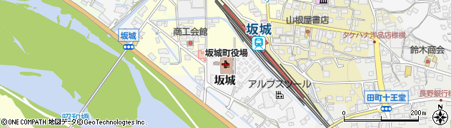 坂城町役場　建設課周辺の地図