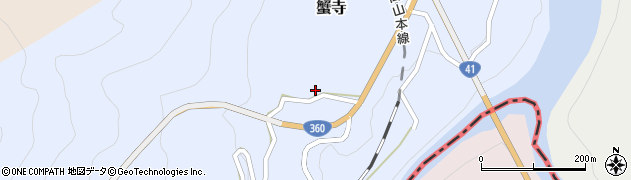 富山県富山市蟹寺18周辺の地図