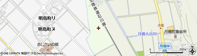 石川県白山市日御子町（ヘ）周辺の地図