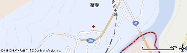富山県富山市蟹寺163周辺の地図