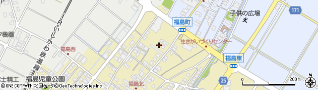 石川県能美市福島町ヲ周辺の地図