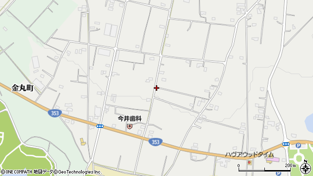 〒371-0121 群馬県前橋市金丸町の地図