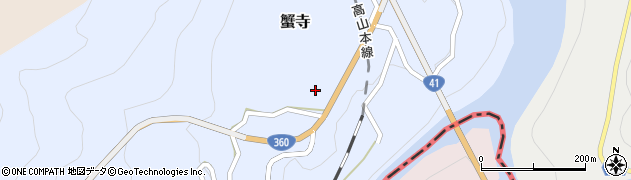 富山県富山市蟹寺168周辺の地図