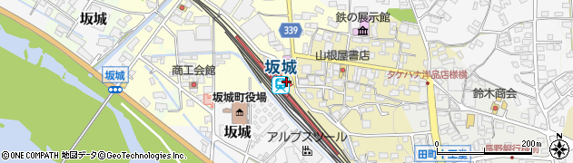 坂城駅周辺の地図