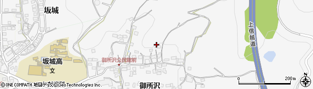 長野県坂城町（埴科郡）御所沢周辺の地図