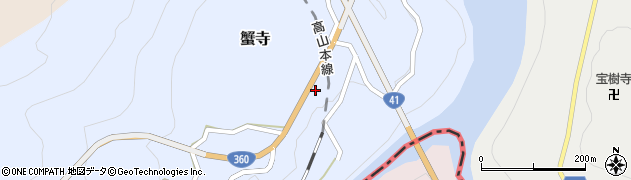富山県富山市蟹寺139周辺の地図